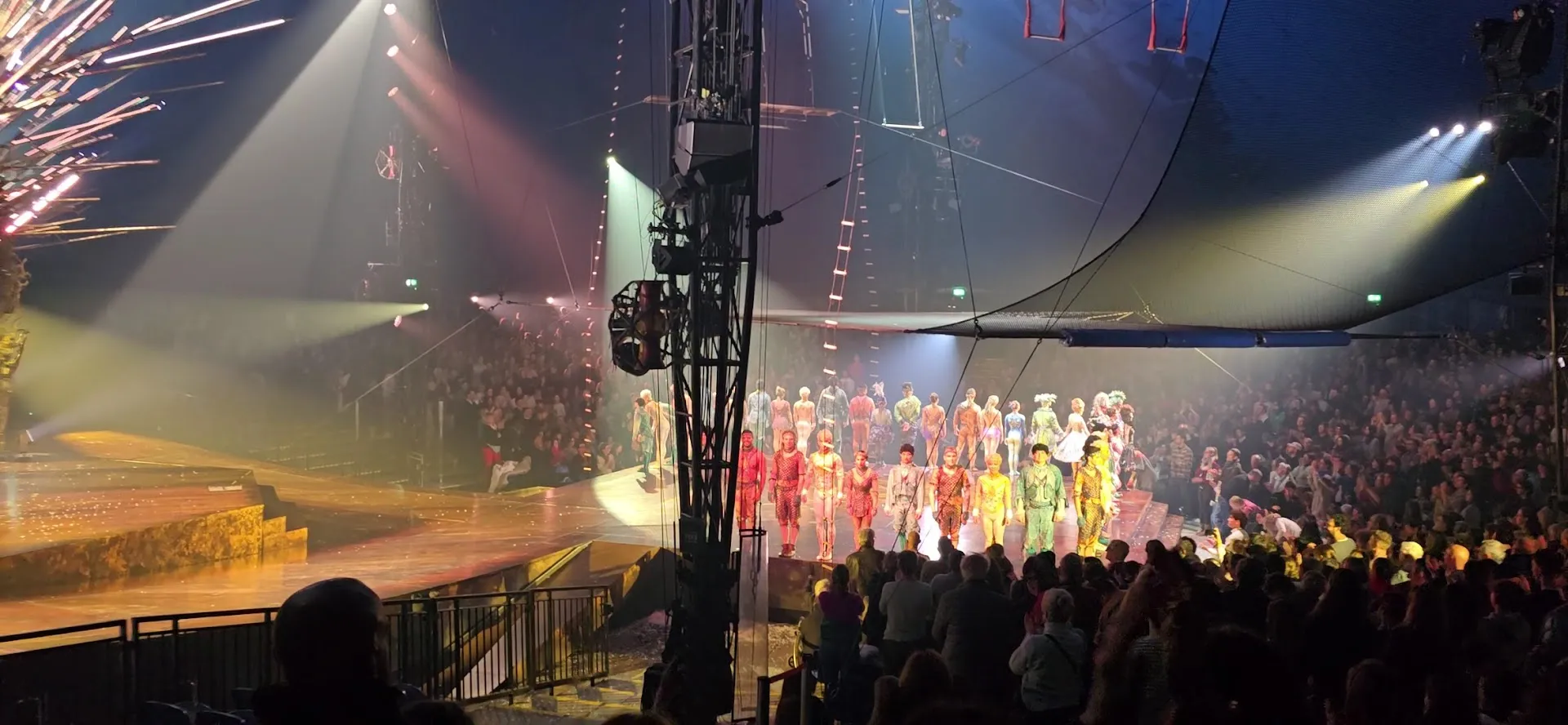 Sous le grand chapiteau - Cirque du Soleil - Alegria